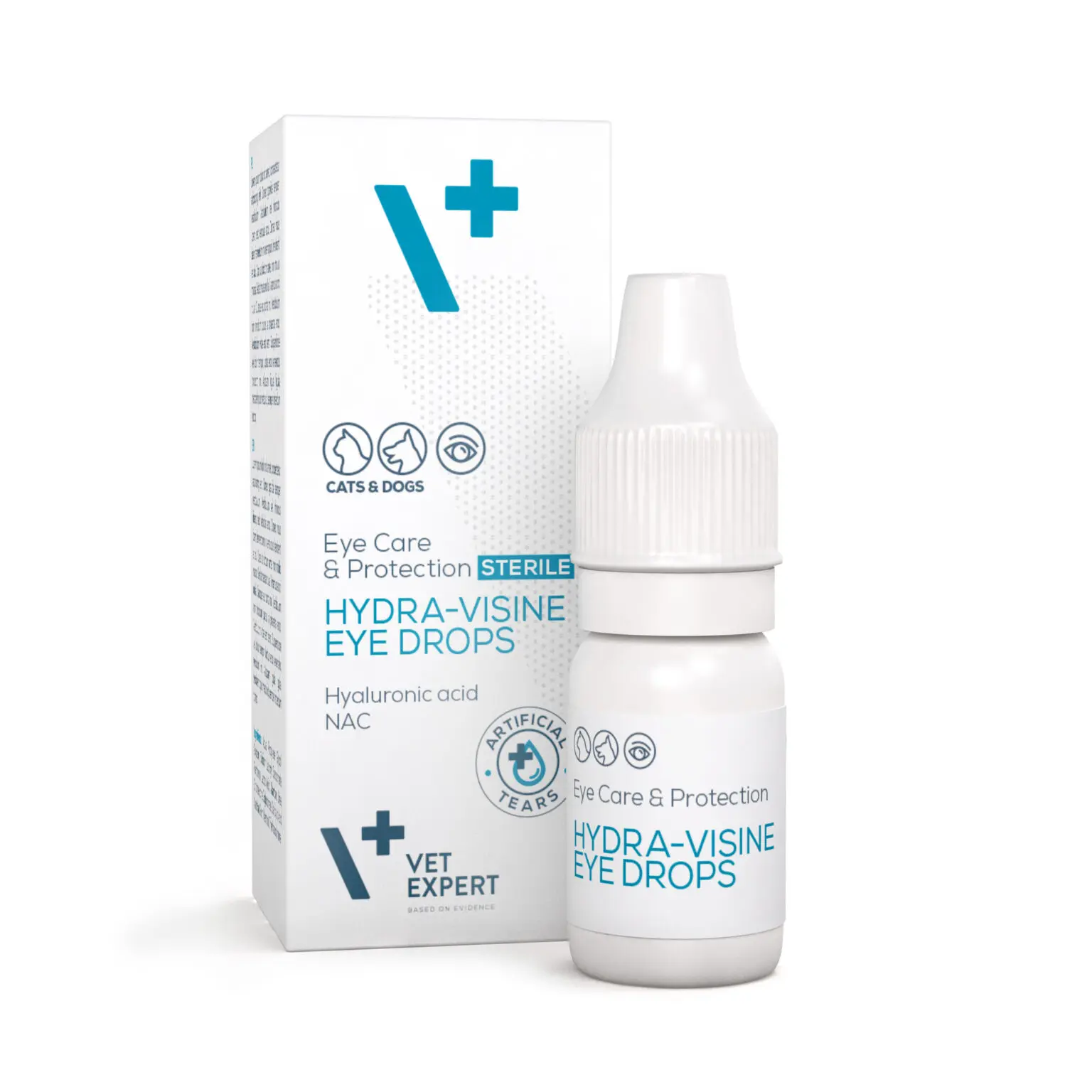 HYDRA-VISINE EYE DROPS – Picaturi Oftalmice Sterile pentru Caini si Pisici