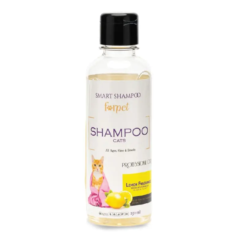 Sampon pentru pisici Smart Shampoo, 4Pet, lamaie, 250 ml