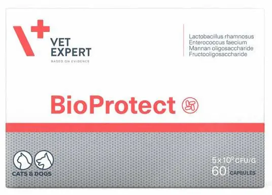 BioProtect, probiotice pentru caini si pisici, 60 tablete