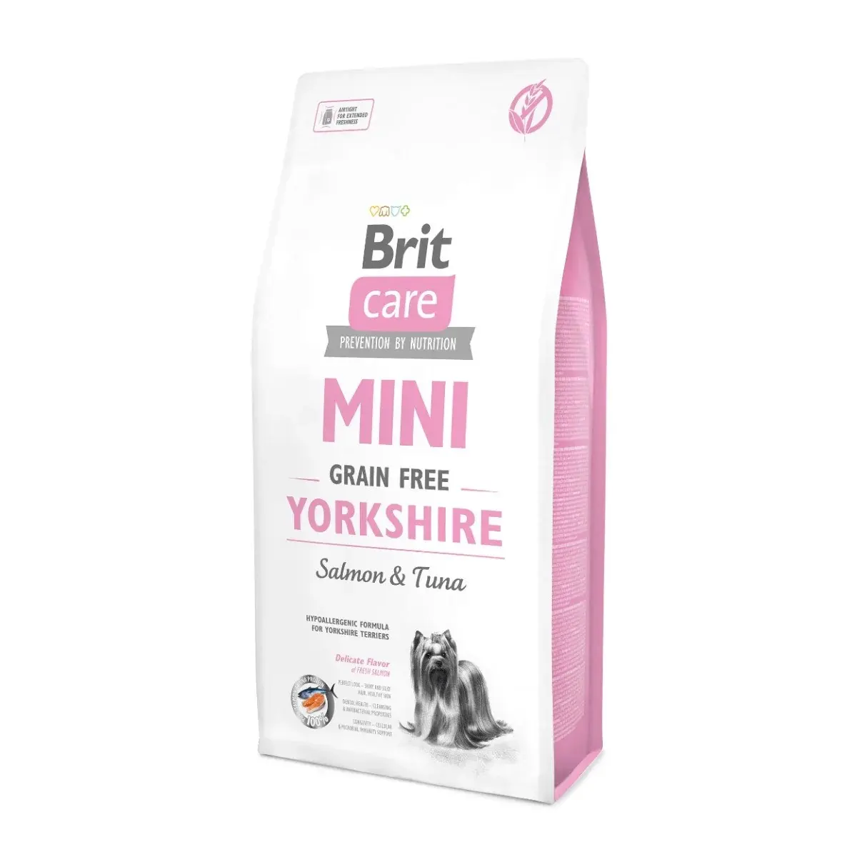 Brit Care Mini Grain Free Yorkshire, somon si ton, 2 kg