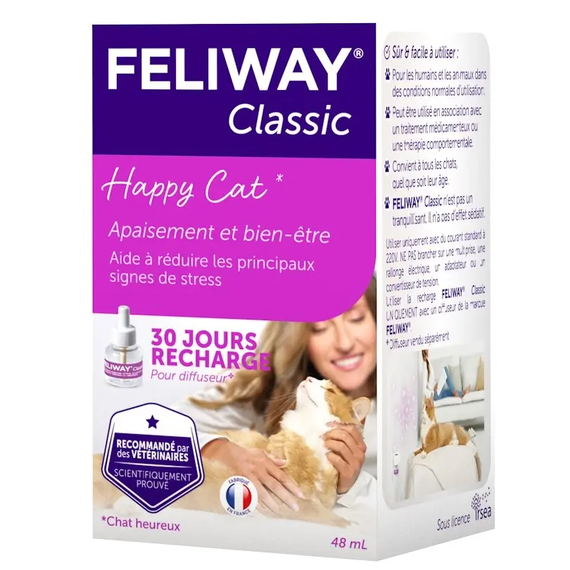 Rezerva difuzor antistres Feliway Classic, 48 ml