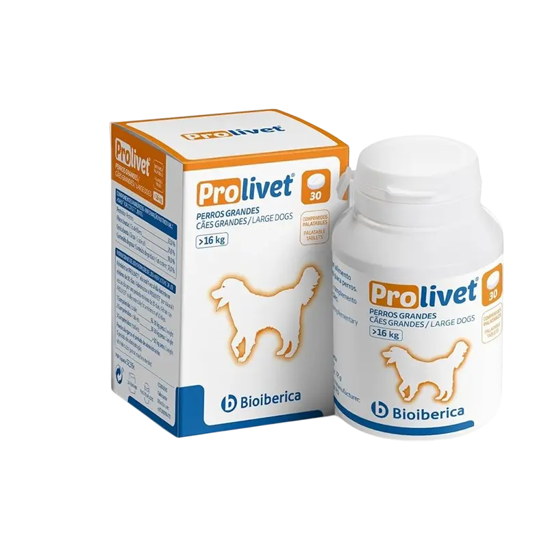 Prolivet, supliment pentru sustinerea functiei hepatice la caini de talie mare, 30 tablete