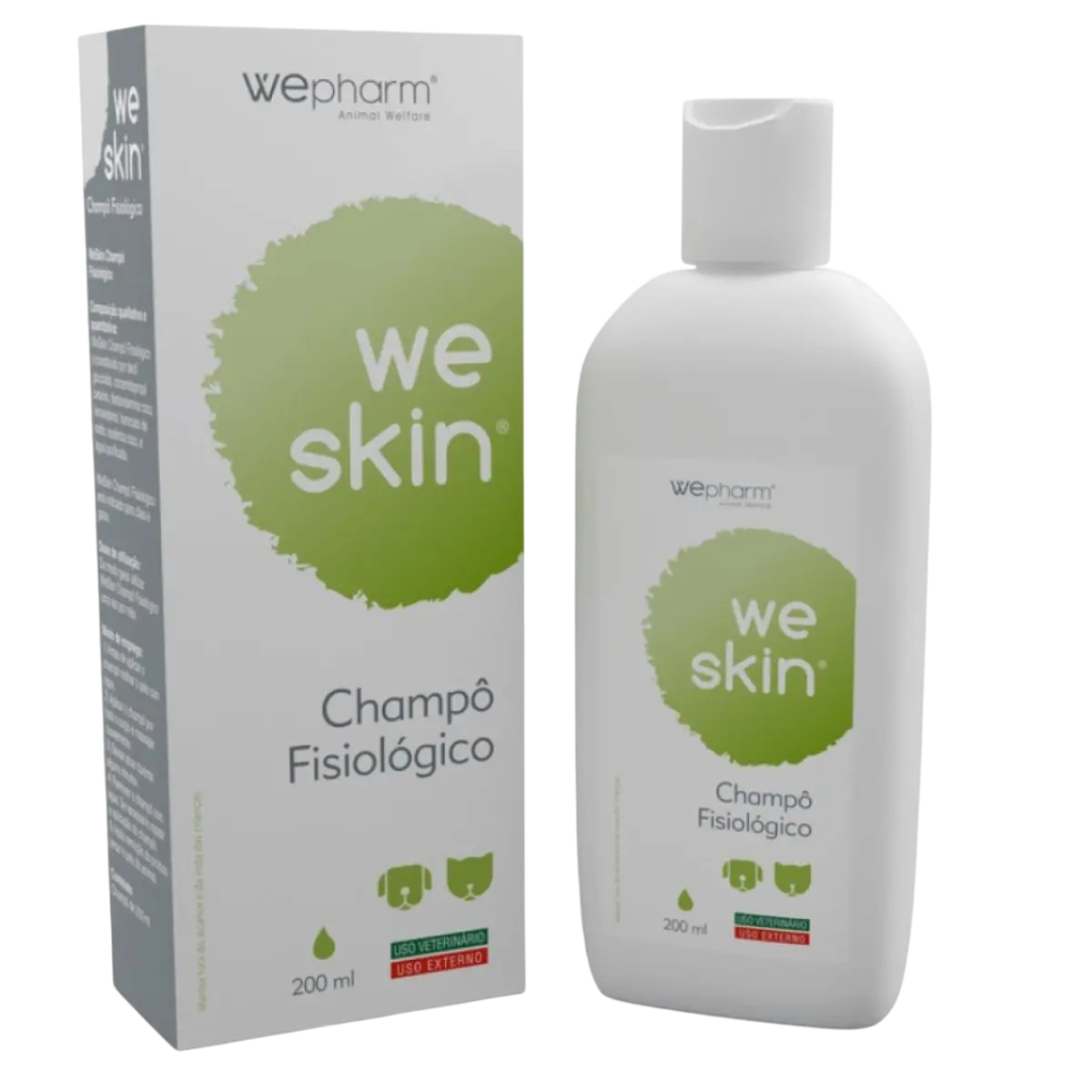 Sampon fiziologic pentru caini si pisici WeSkin, 200 ml