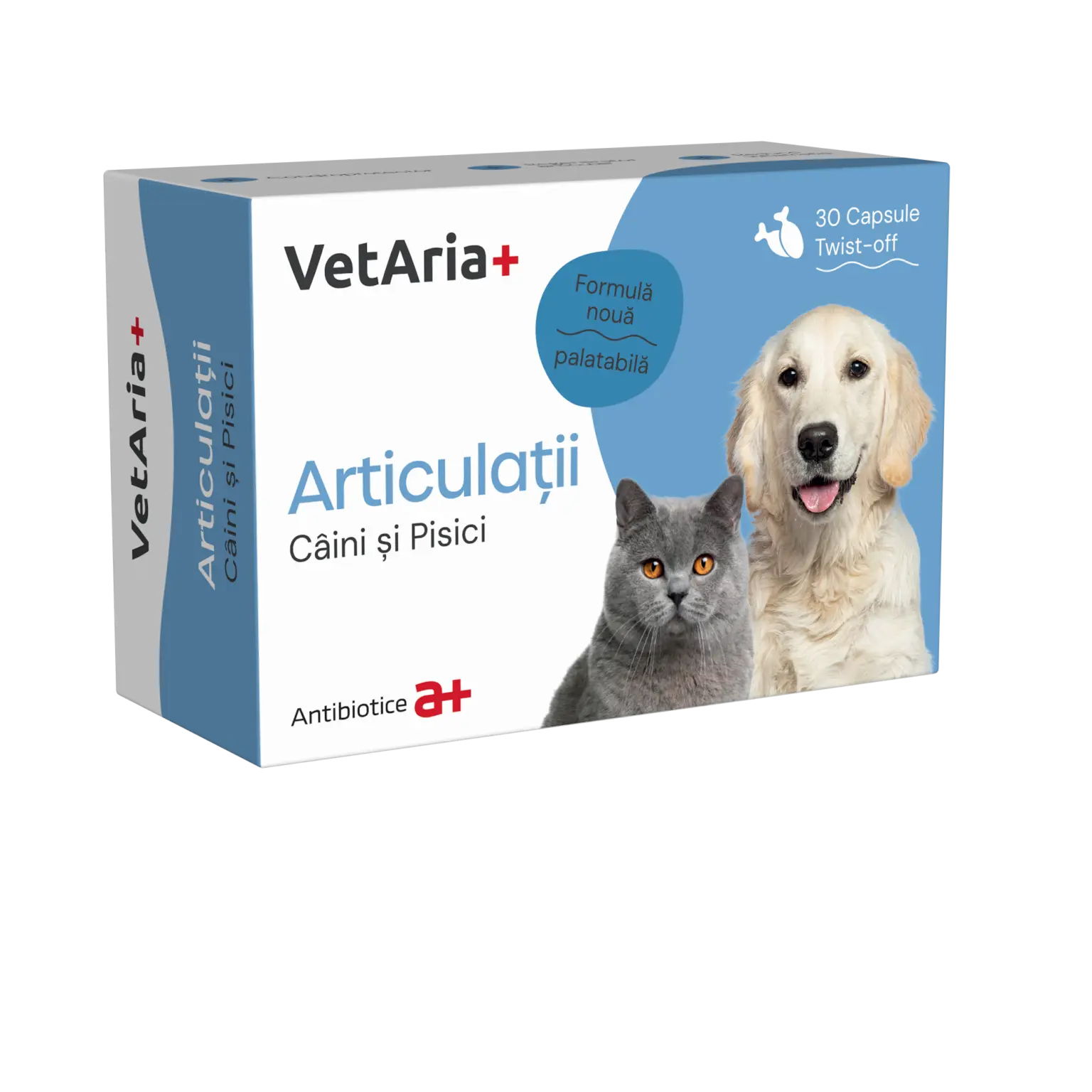 Supliment articulatii pentru caini si pisici VetAria Articulatii, 30 capsule