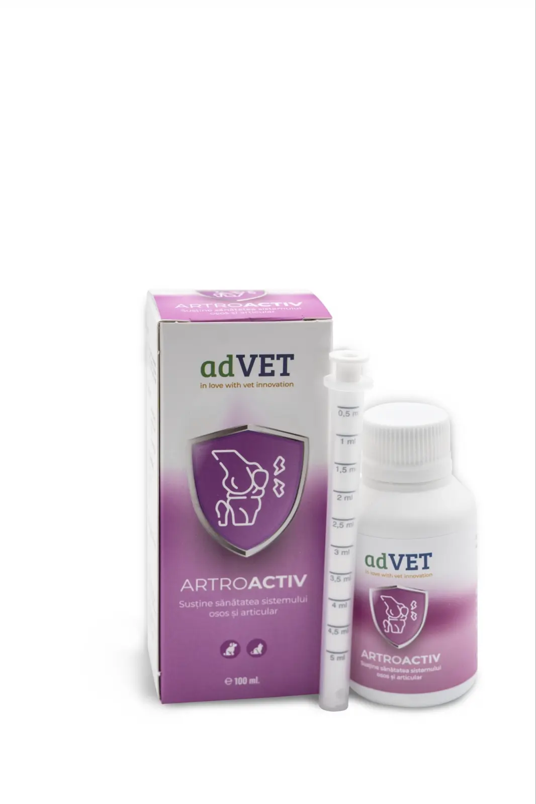 Artroactiv, solutie orala pentru caini si pisici, 100 ml