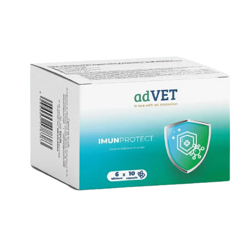 Imunprotect, Hrana complementara pentru caini si pisici, 60 capsule