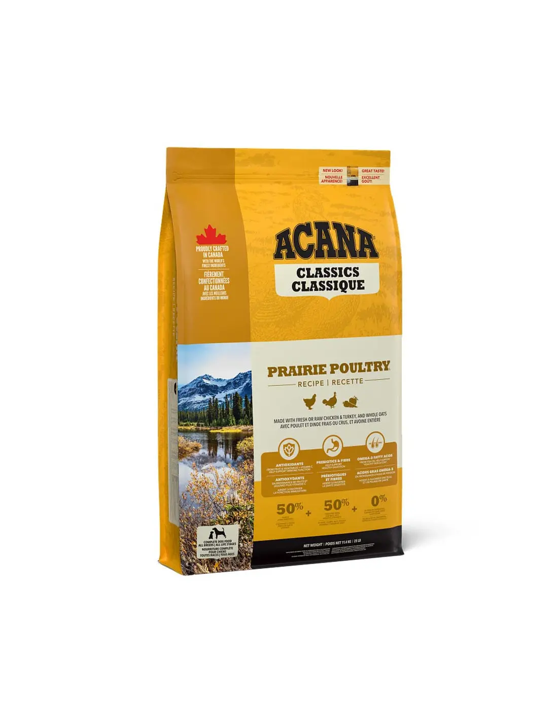 Acana Classics Prairie Poultry hrana uscata pentru caini: 29% proteina, 17% grasimi, 14.5 kg