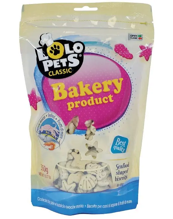 Biscuiti pentru Caini Cu Aroma De Fructe de Mare 350 G