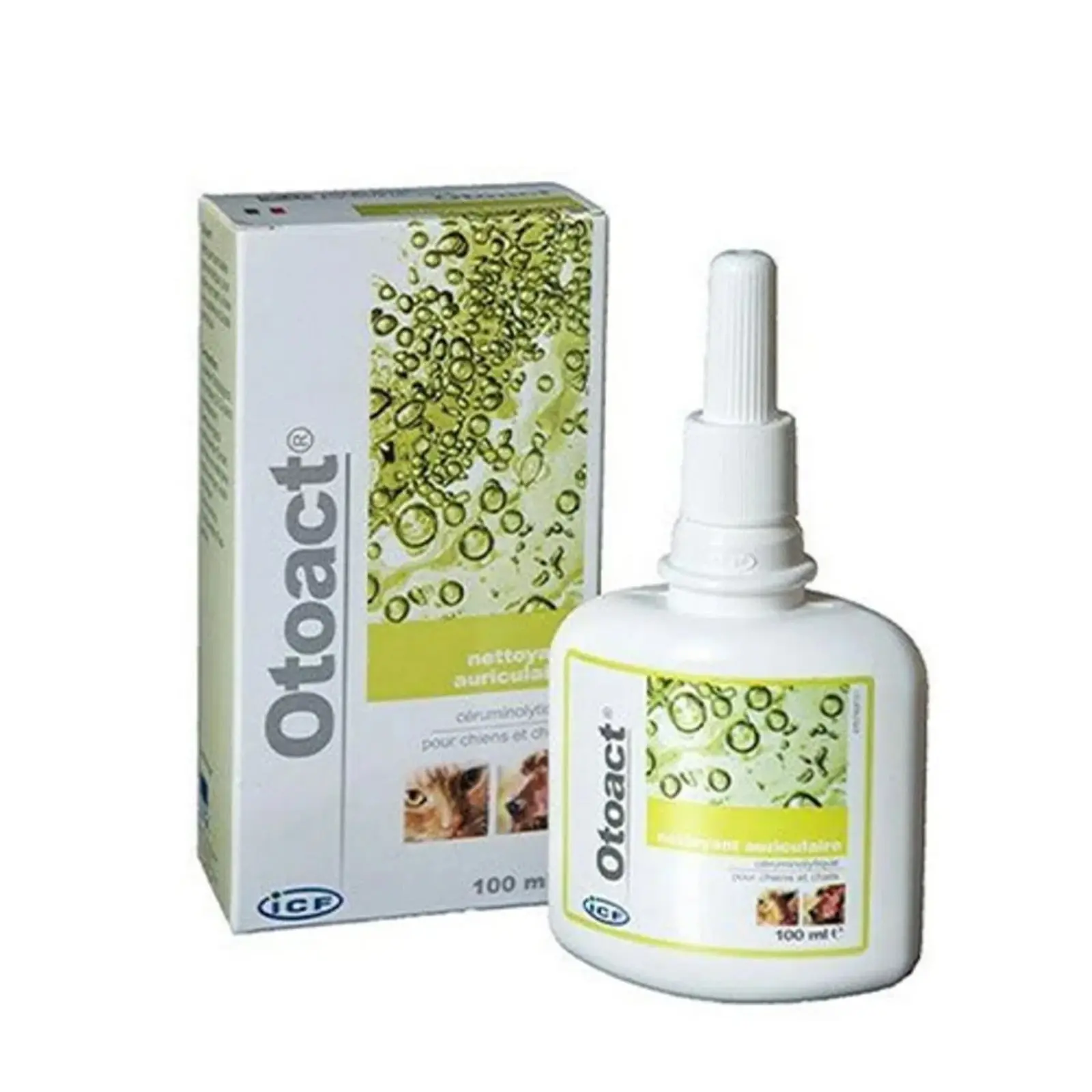 Solutie auriculara pentru caini si pisici, curatare,igienizare, cu efect calmant, Otoact, 100 ml