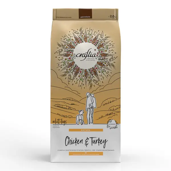 Craftia Natura Chicken & Turkey Adult Dog Medium & Large Breed 7 kg