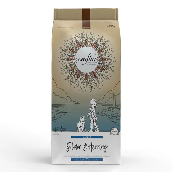 Craftia Natura Salmon & Herring Adult Dog Medium & Large Breed 7 kg