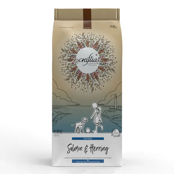 Craftia Natura Salmon & Herring Puppy Medium & Large Breed 7 kg