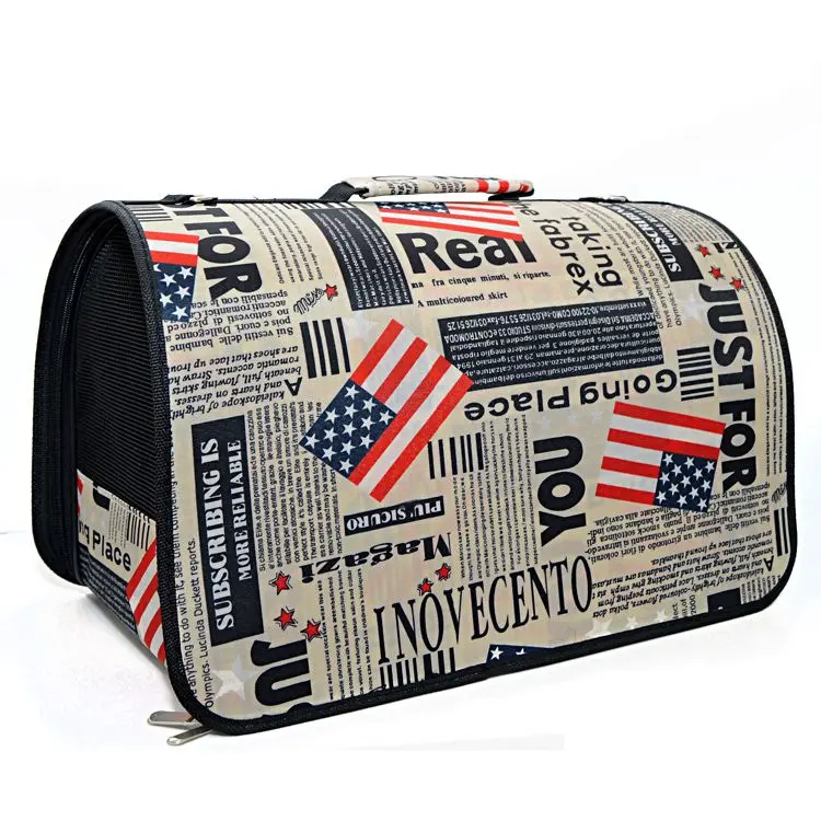 Geanta Transport Large News 51x25x29 cm, pentru caini si pisici