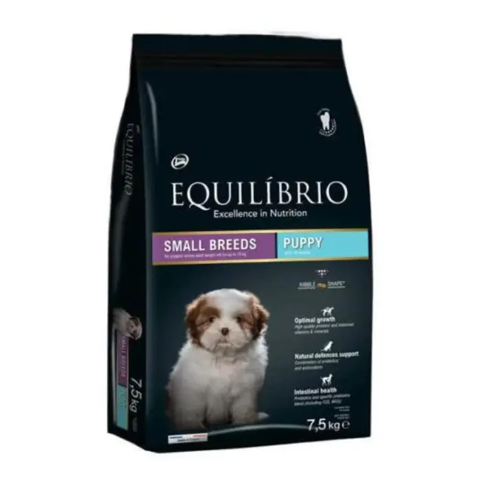 Equilibrio, hrana uscata pentru caini juniori de talie mica, 7.5 kg