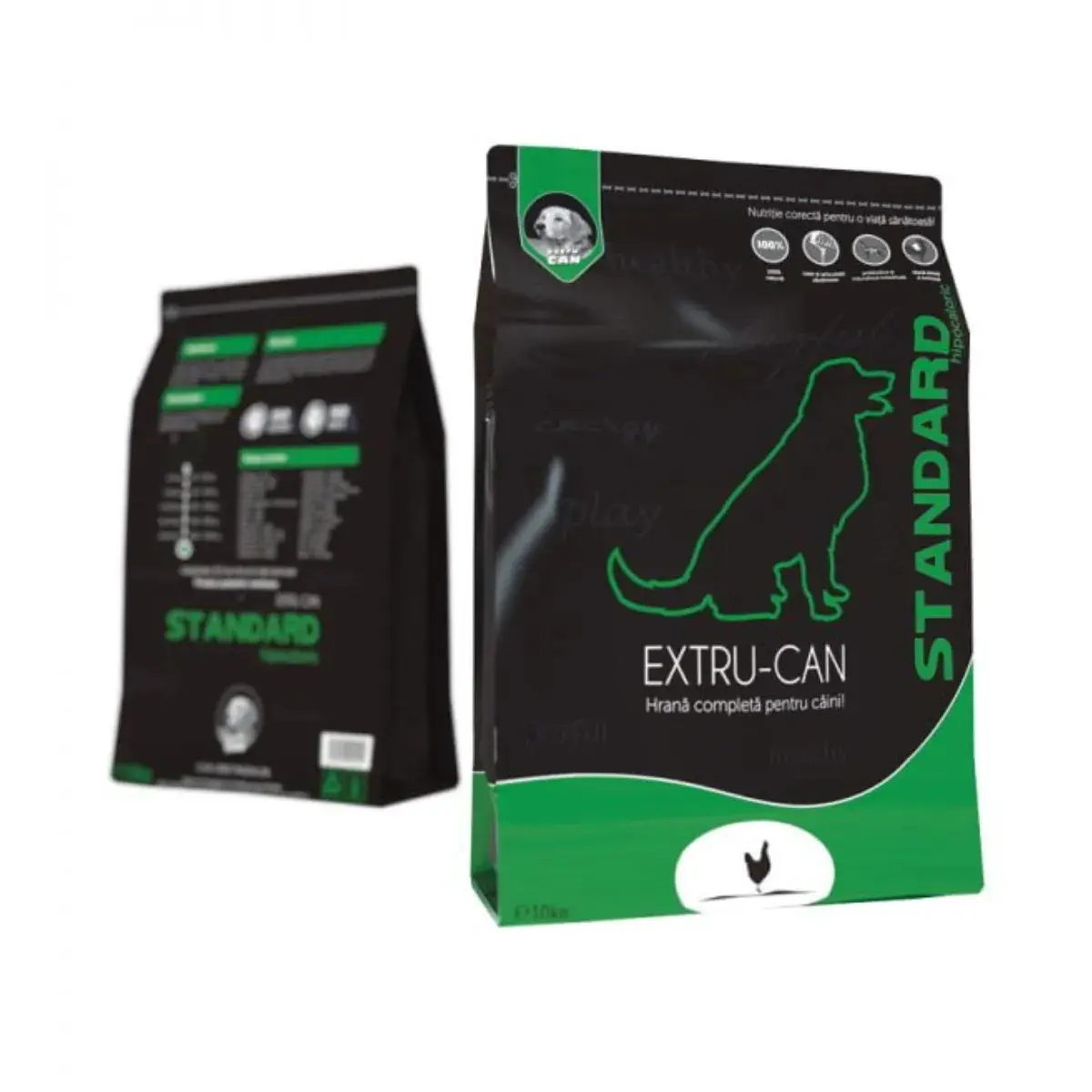 Extru-Can Standard, Hipocaloric, hrana uscata pentru caini, 10 kg