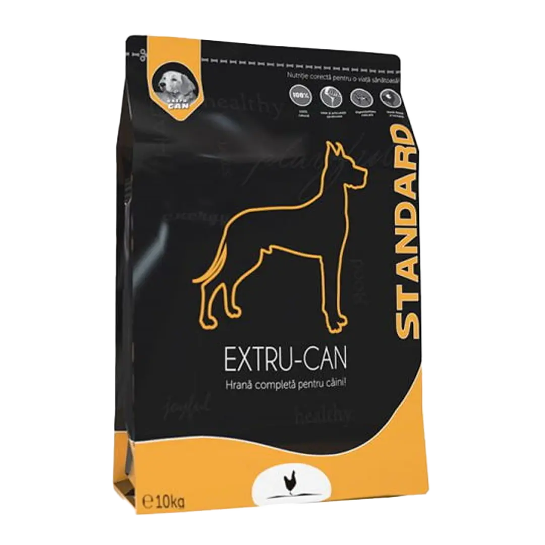 Extru-Can Standard, hrana uscata pentru caini adulti, cu pui, 10 kg