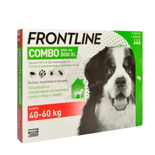 Antiparazitar caini Frontline Combo XL (40-60 kg), 1 pipeta
