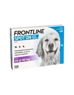 Antiparazitar caini Frontline Spot On L (20-40 kg), 3 pipete