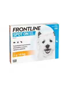 Antiparazitar caini Frontline Spot On S (2-10 kg), 1 pipeta