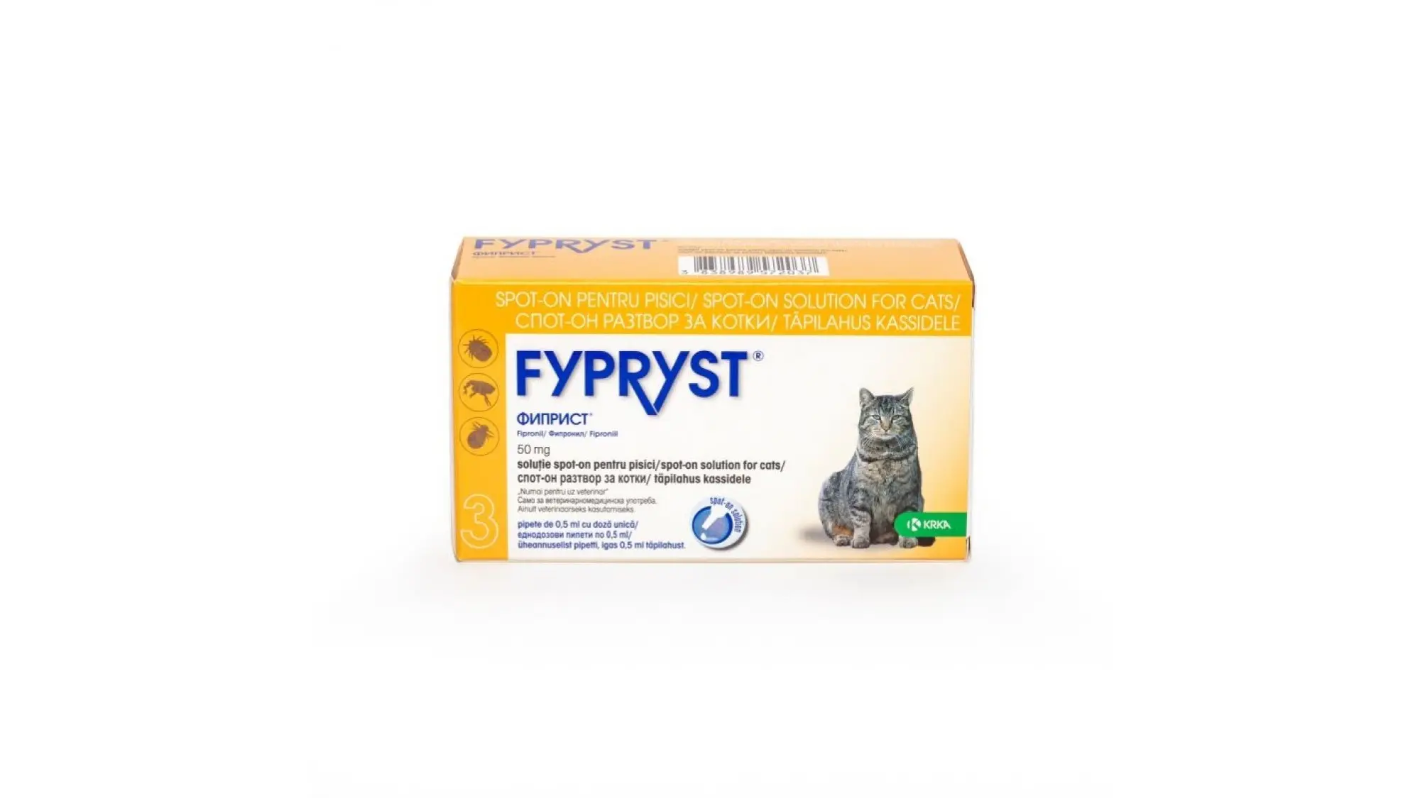 Fypryst 50 mg, solutie antiparazitara pentru pisici, 1 Pipeta