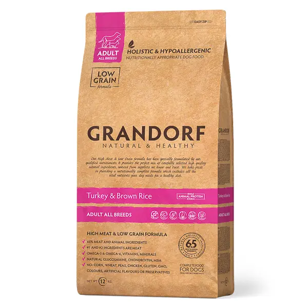 GD-Dog - Turkey & Brown Rice - Adult All Breeds - 12 kg