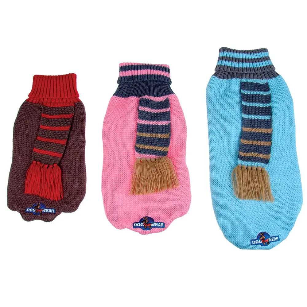 Hainuta Pulover Tricotat cu Fular Yommy Pentru Caini Nr 25