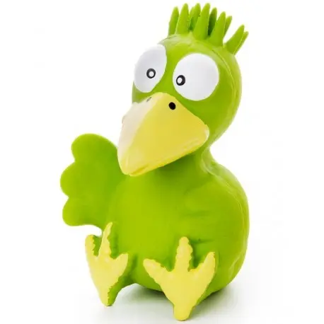 Jucarie Pasare Latex verde 13 Cm