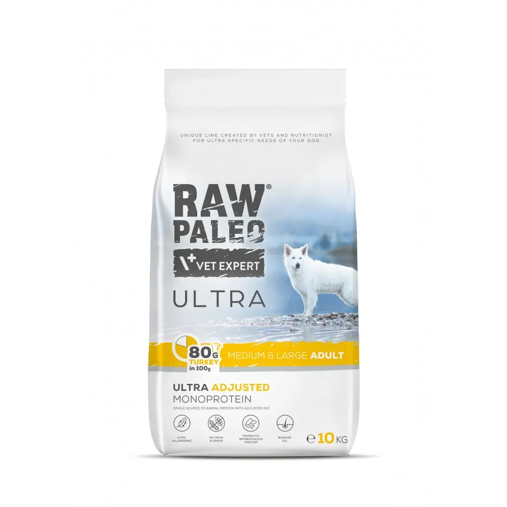 Raw Paleo Ultra Adult, Medium & Large, 10 Kg, Curcan