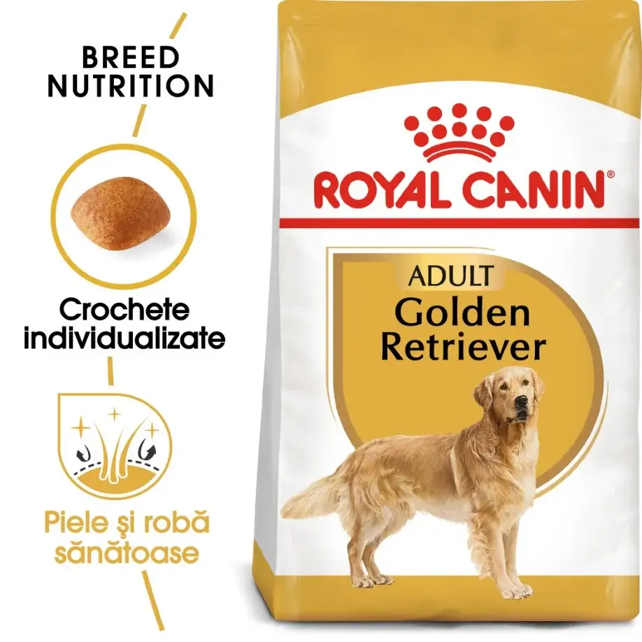 Royal Canin Golden Retriever Adult hrana uscata: 12 kg, reteta pentru caini adulti