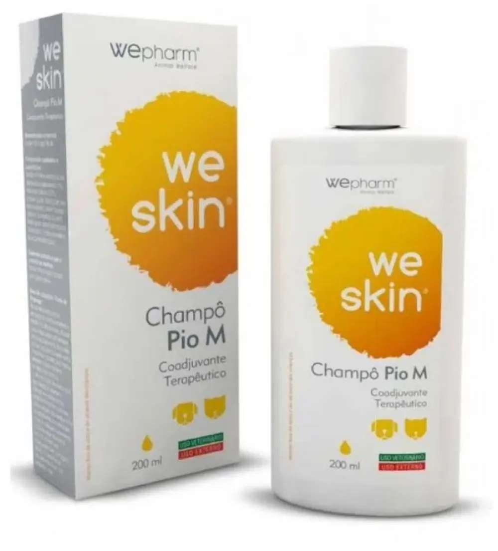 Weskin Pio-M, sampon antiseptic pentru caini si pisici, 200 ml