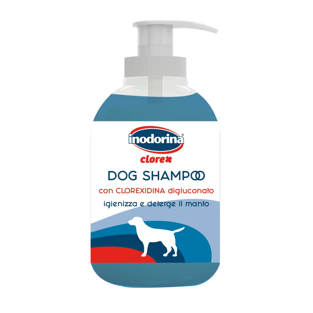 Sampon cu clorhexidina Inodorina, pentru caini, 300 ml