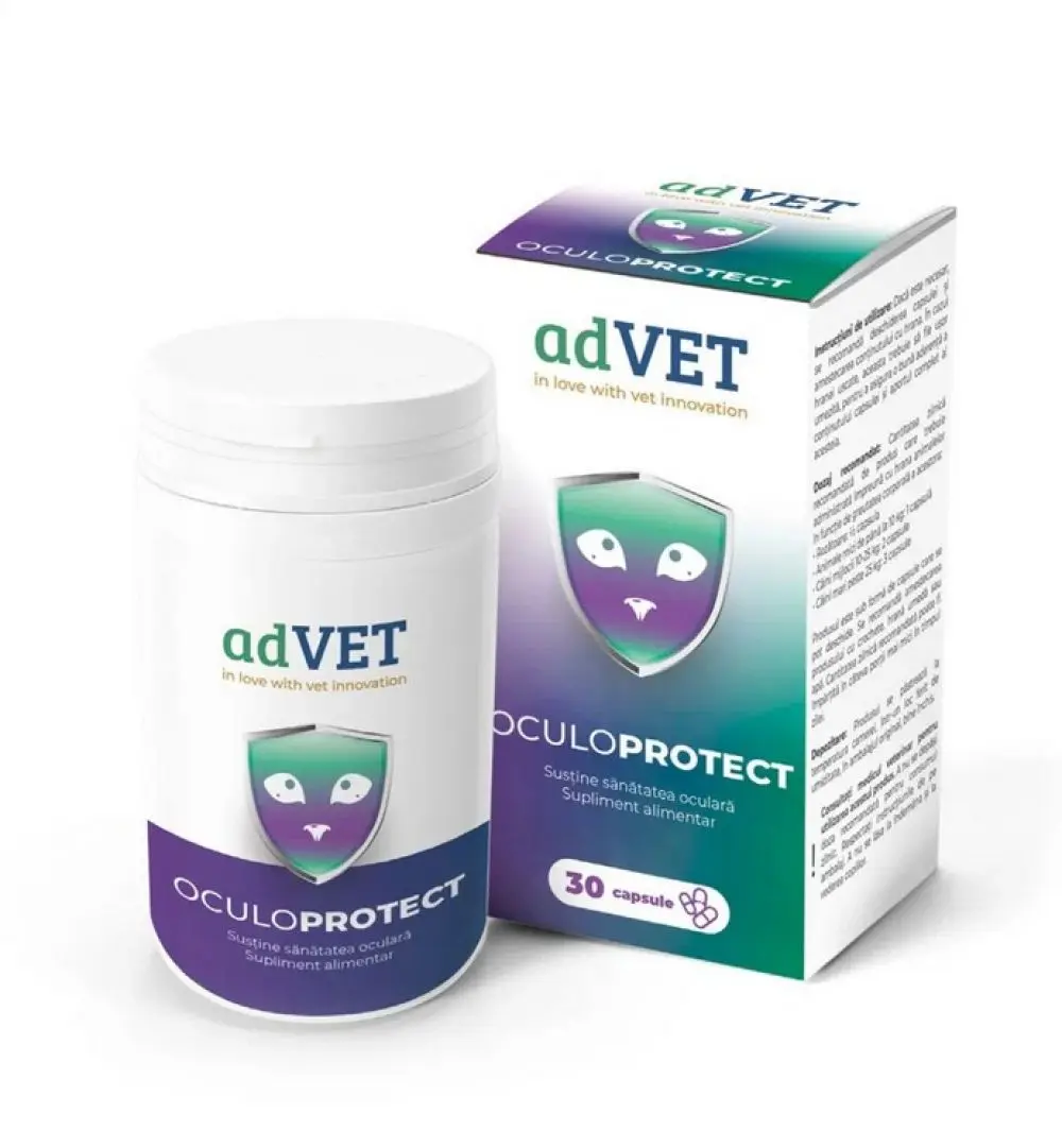 Oculoprotect, Supliment pentru caini si pisici, 30 capsule
