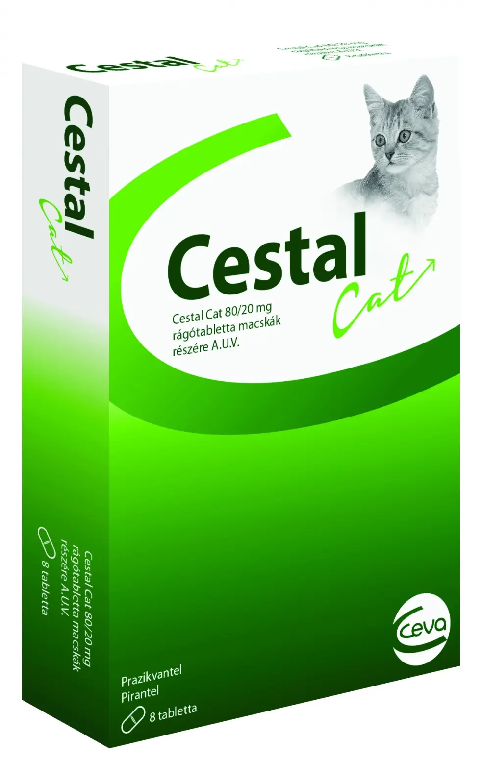 Cestal Cat, deparazitare interna pisici, 1 comprimat