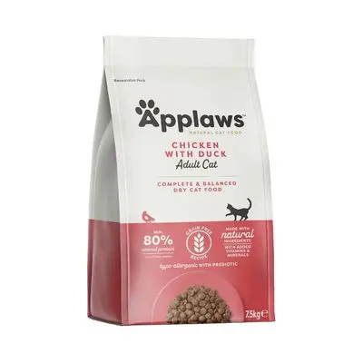Applaws Cat Adult Rata si Pui: 7.5 kg, fara cereale