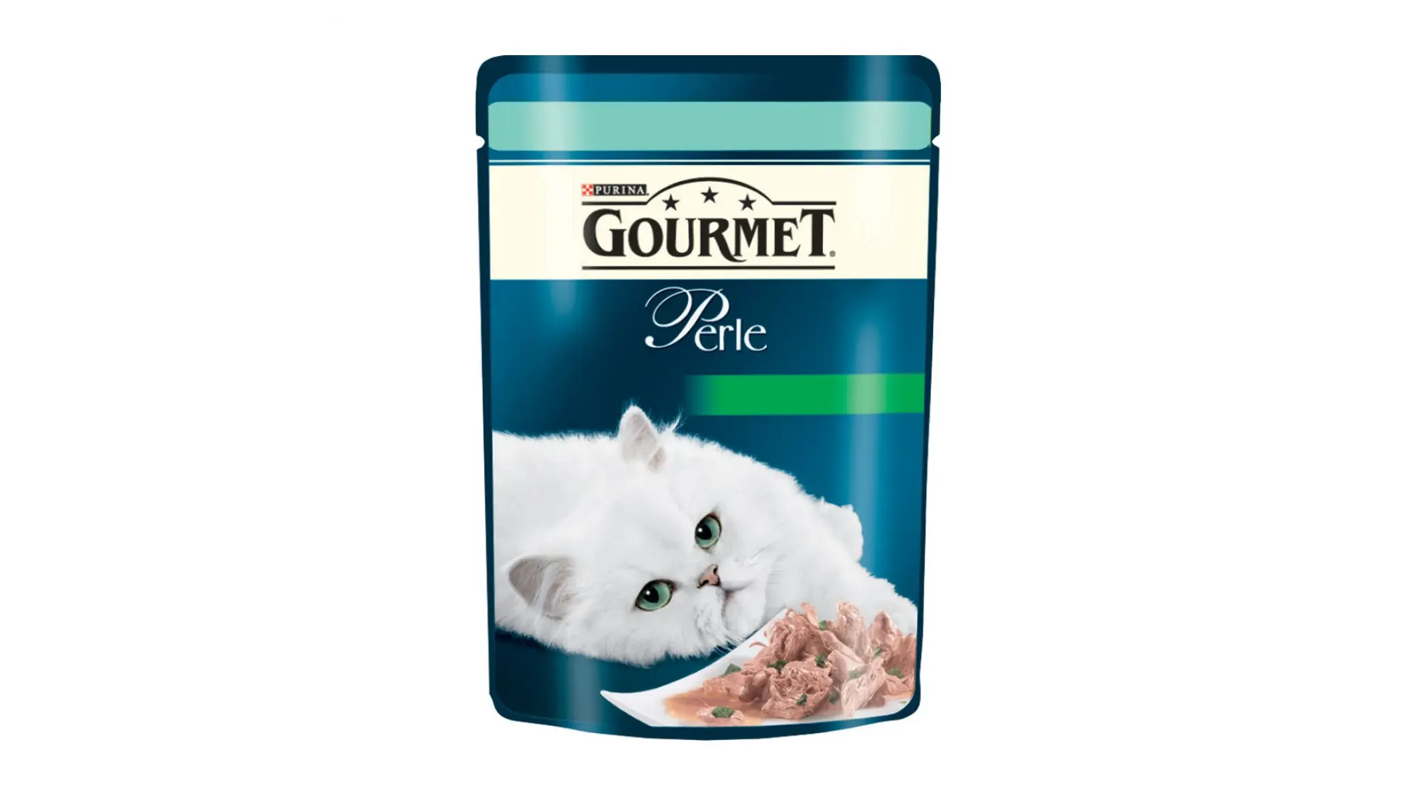 Purina Gourmet Perle, pastrav si spanac, hrana umeda pentru pisici adulte, 7 x 85 g
