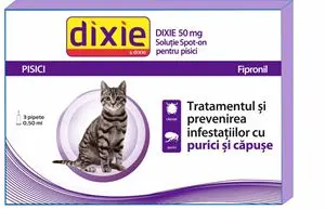 Dixie Spot On Pisica, 1 Pipeta