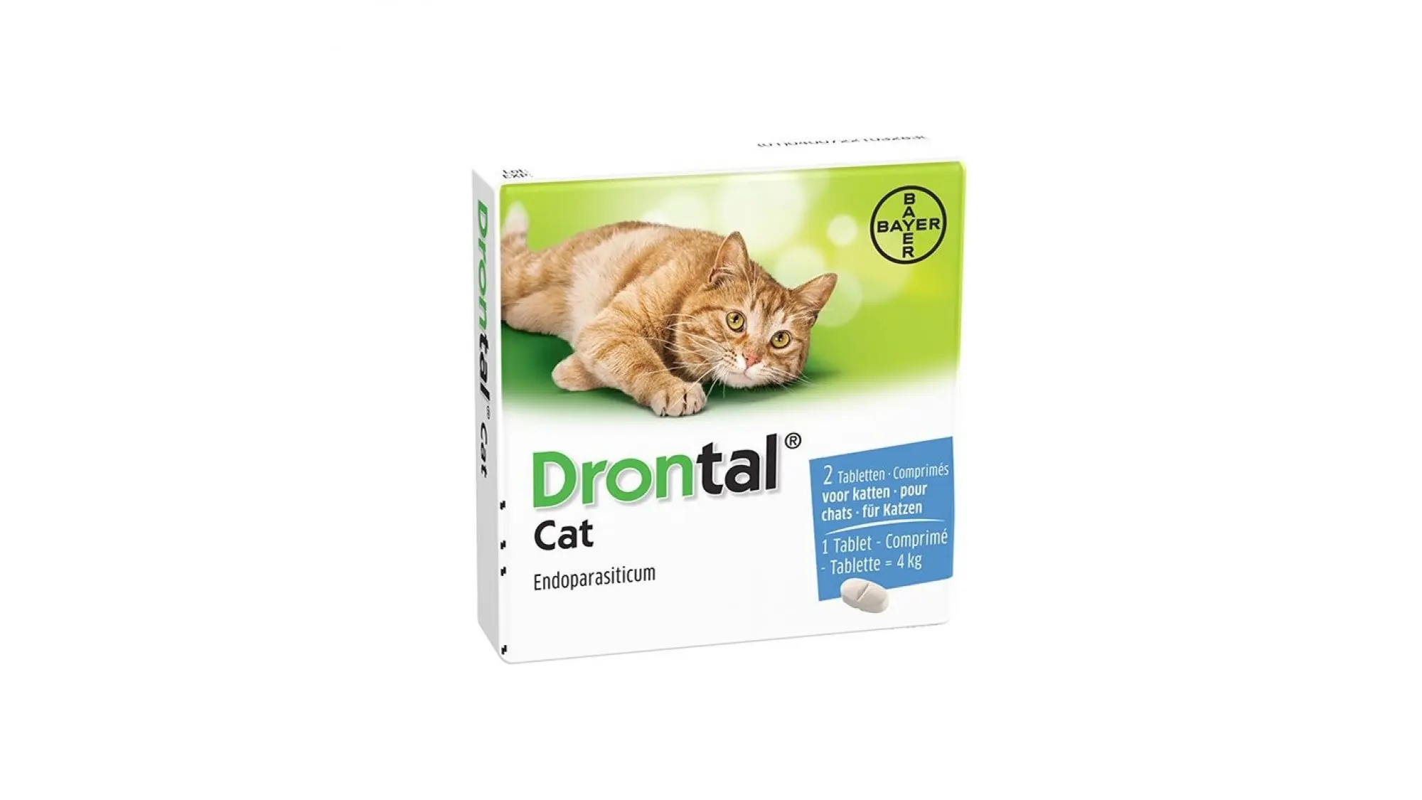 Drontal Cat, deparazitare interna pisici, 2 tablete