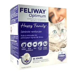 Difuzor antistres pentru pisici Feliway Optimun, plus Rezerva, 48 ml