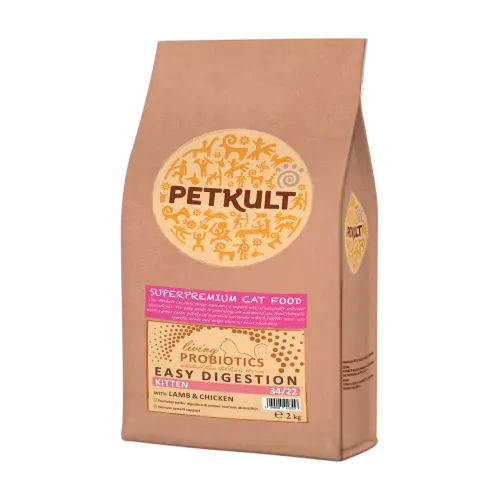 Petkult Probiotics Kitten cu Miel si Pui, 2 Kg