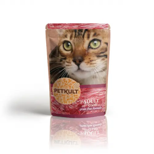 Petkult Plic Pentru Pisici Cu Vanat, set 10 X 100 G