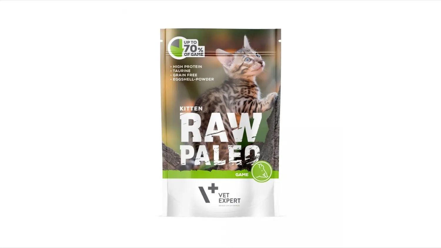 Raw Paleo Kitten Carne de Vanat, 100 g
