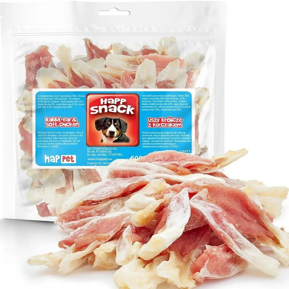 Urechi de iepure cu carne pui 500 g
