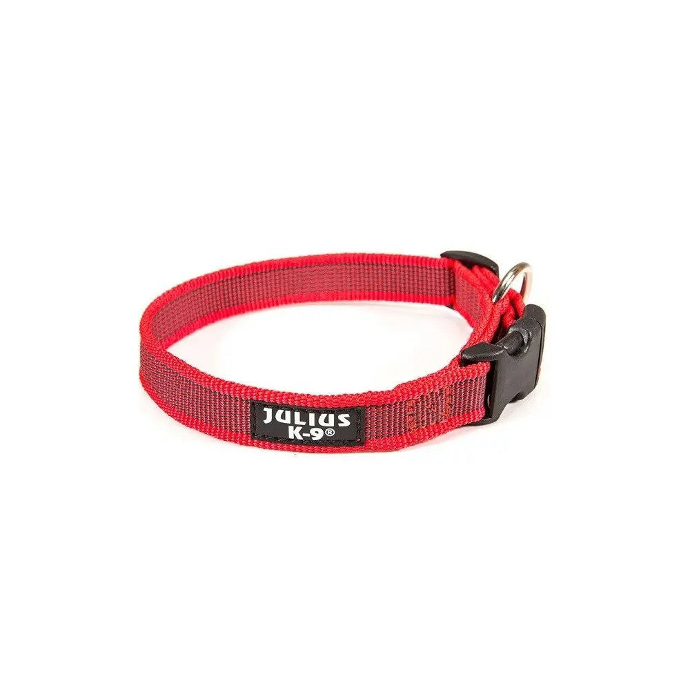 Zgarda ajustabila cu catarama din PVC de inalta rezistenta, 2.5 cm x 39-65 cm, Julius K-9