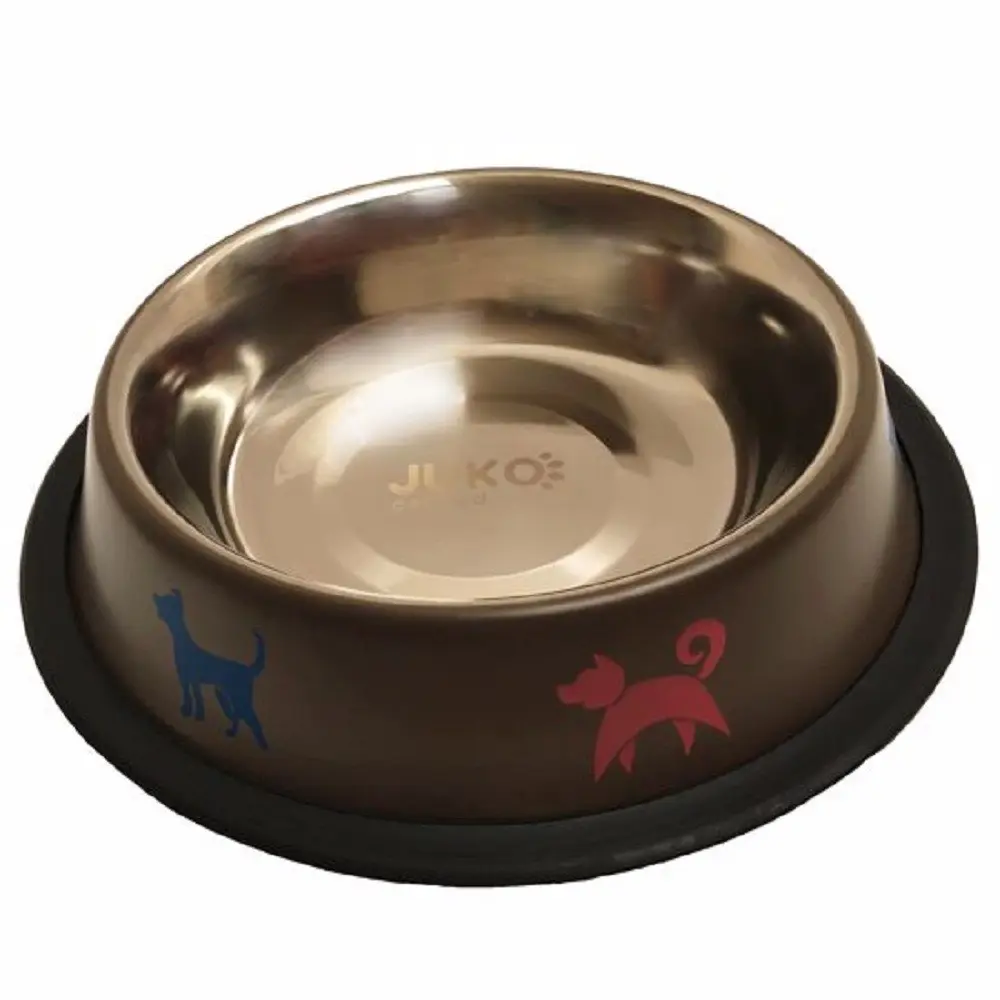 Castron inox antiderapant color 0,76 litri