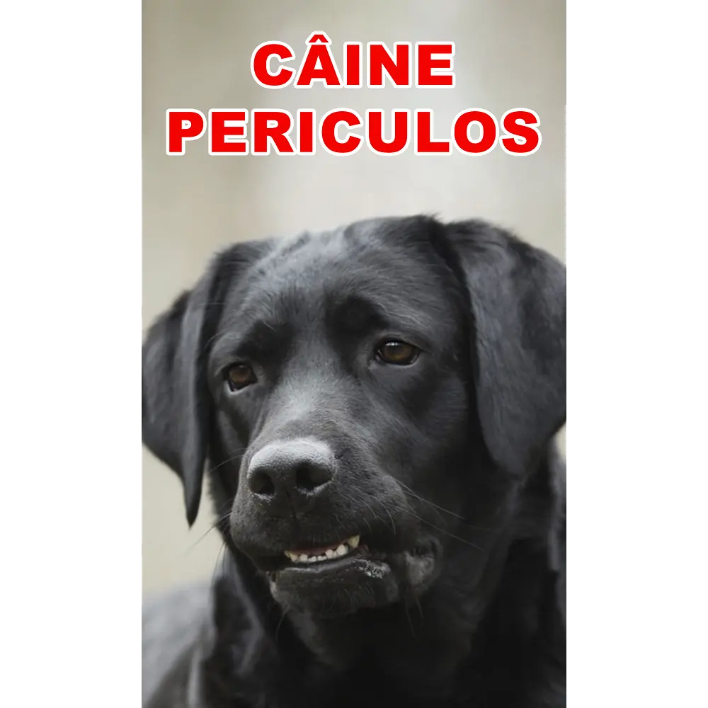 Indicator caine periculos Retriever Negru