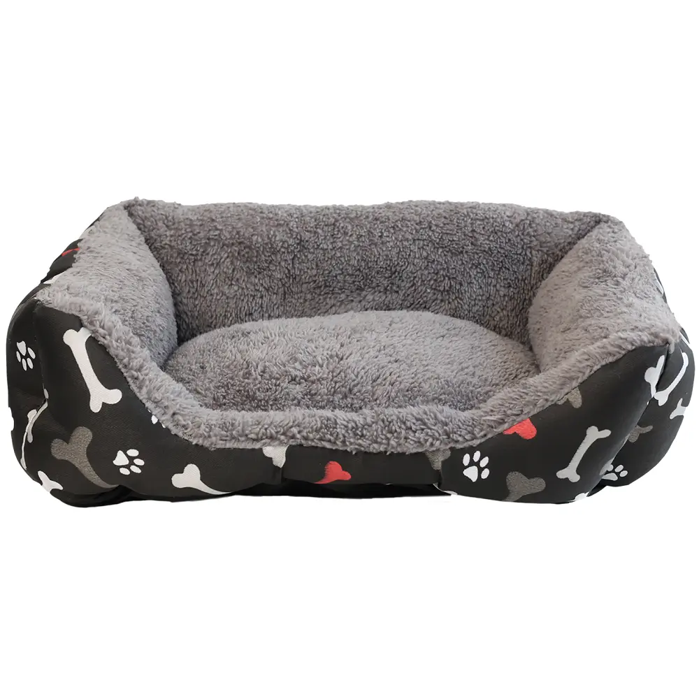 Patut blanita Snappy black & oscioare 41 x 30 x 9 cm