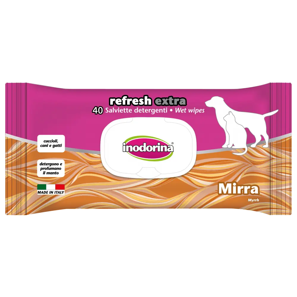 Servetele umede & extract de Smirna Inodorina 40 buc