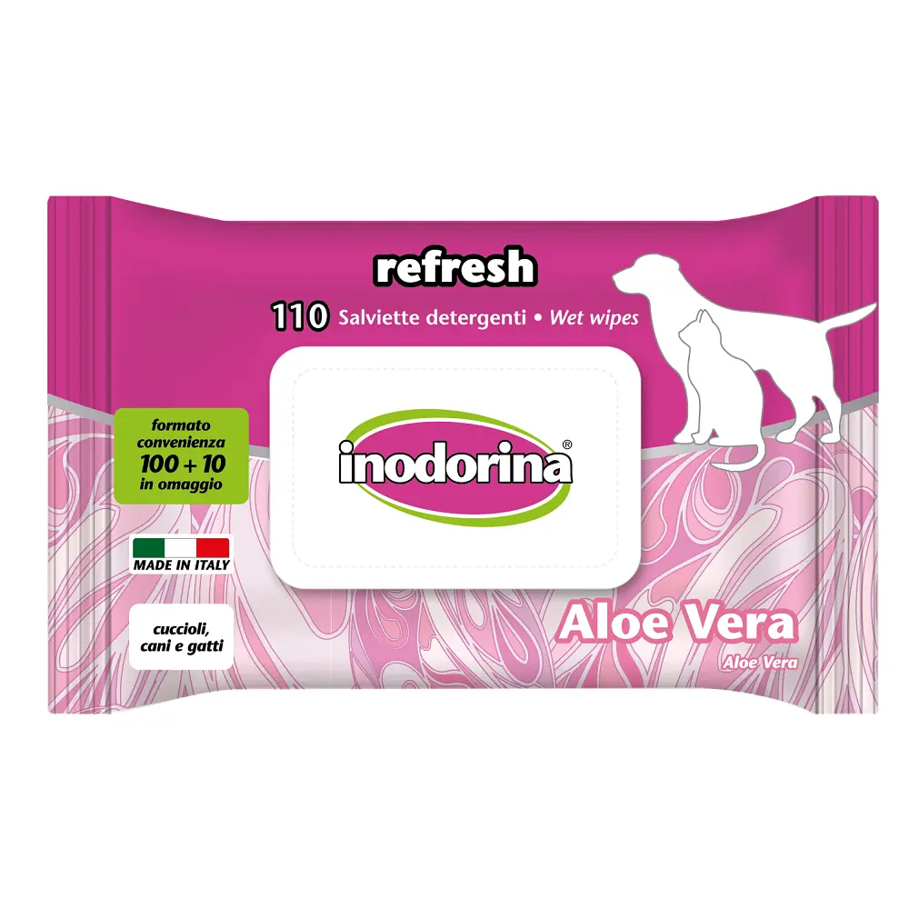 Servetele umede Inodorina Aloe vera 110 buc