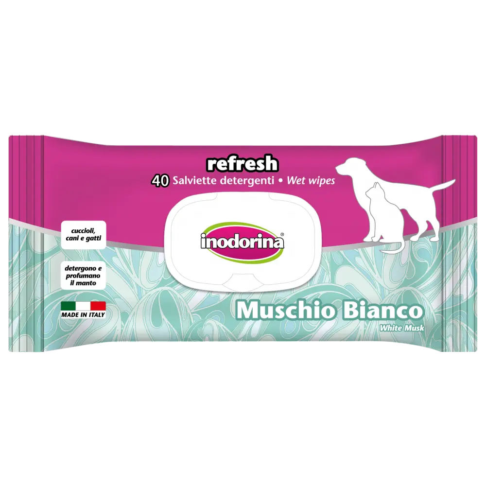 Servetele umede & Muschio Bianco Inodorina 40 buc