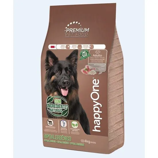 Hrana uscata pentru caine Hypoalergenic, HappyOne, 4 kg